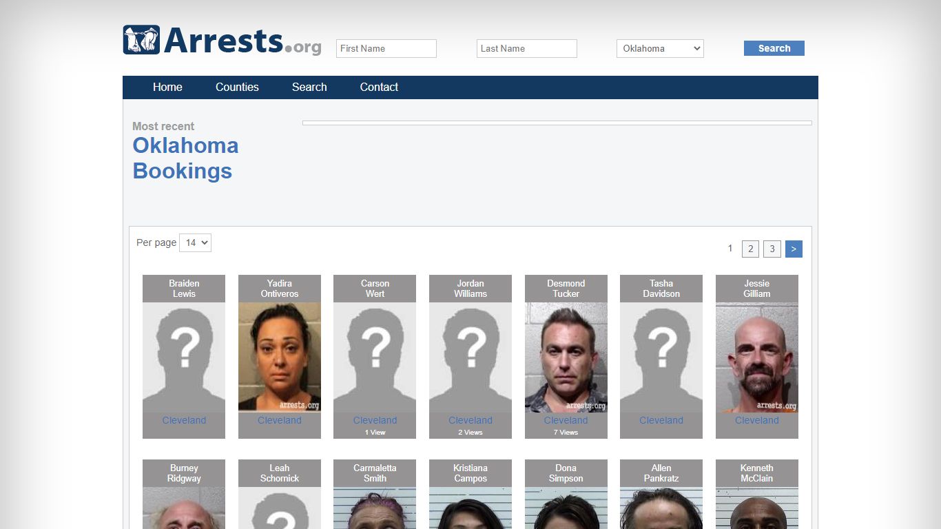 Oklahoma Arrests and Inmate Search